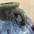 Blue and Green Drip Glaze Pottery Urn Vase/ Vessel For Sale - Image 4 of 11
