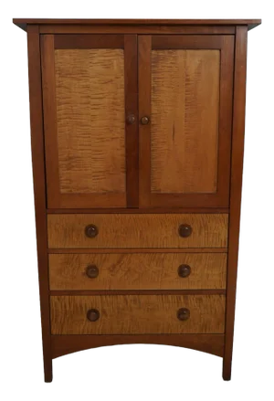 Stickley Harvey Ellis Mission Cherry & Maple Armoire