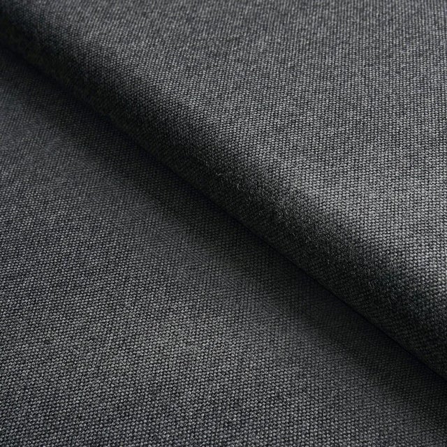 Contemporary Schumacher Atticus Wool Fabric in Graphite For Sale - Image 3 of 3