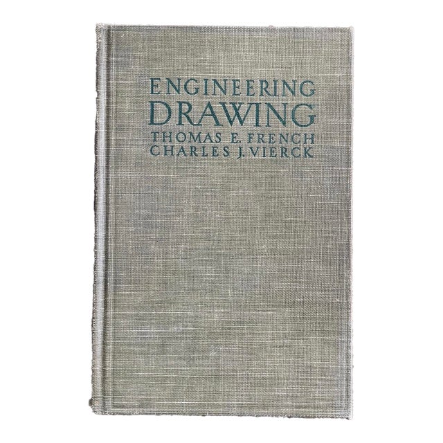 1953 Engineering Drawing Vintage Book For Sale