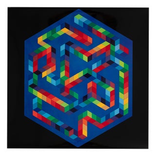 Victor Vasarely, BABEL 3, Photogravure For Sale