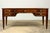 Mid-19th Century French Neoclassical Mahogany Bureau Plat Desk With Chartreuse Leather For Sale - Image 18 of 18