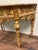 Late 20th Century Italian Neoclassical-Style Painted & Gilded Demilune Console Table For Sale - Image 4 of 5
