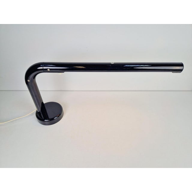 Vintage Black Tube Desk Lamp by Anders Pehrson for Atelje Lyktan, 1970s For Sale - Image 9 of 13