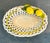 Vintage Italian Majolica Lemon Trellis Bowl For Sale - Image 4 of 12