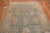Turkish Nazmiyal Collection Light Blue Background Turkish Oushak Design Modern Area Rug For Sale - Image 3 of 7