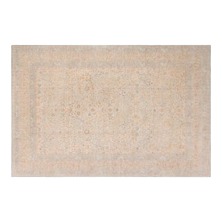 Fine 1920s Persian Tabriz Handmade Wool Rug For Sale