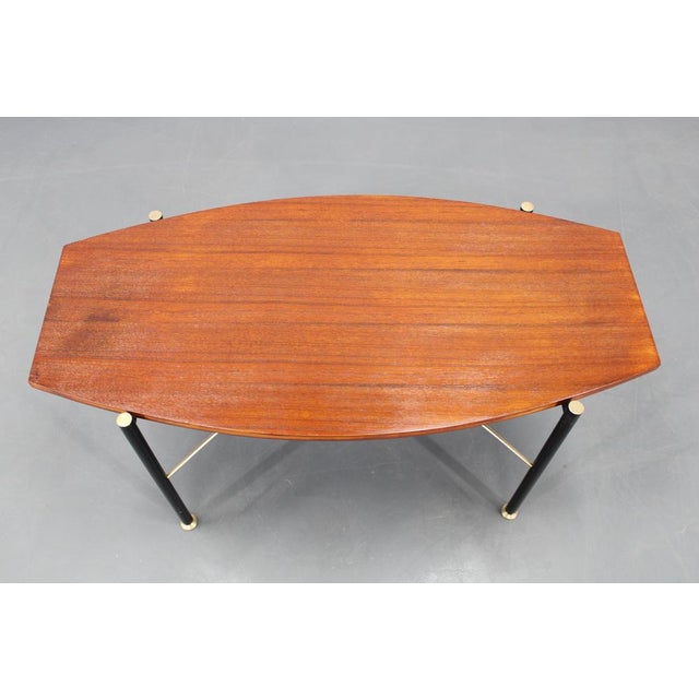 Vintage Italian Coffee Table with Teak Veneer, 1970s For Sale - Image 16 of 18