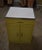 Metal Vintage 1950s Yellow Metal Kitchen Cabinet W/ Formica Top Mid-Century For Sale - Image 7 of 14
