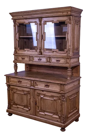 Antique Pine Kitchen Dresser/Buffet, 1905