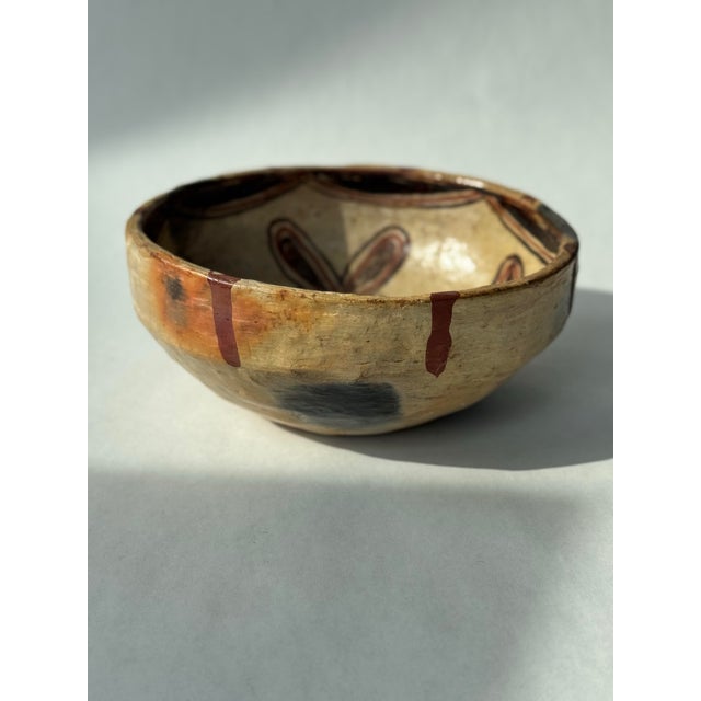 Ceramic Early 20th Century North African Berber Pottery Bowl For Sale - Image 7 of 11