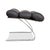 Set of Leather and Chrome Sinus Armchair and Ottoman from COR For Sale - Image 10 of 14