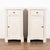 Farmhouse Pair, White Painted Swedish Small Nightstands, Circa 1880 For Sale - Image 3 of 10