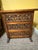 Spanish Colonial double-sided 3 drawer Cedro Side Table. Hand crafted with flowers on both sides of the drawers. Each...