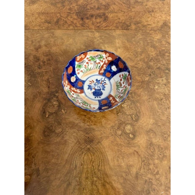 Small Antique Japanese Imari Bowls, 1900, Set of 2 For Sale - Image 3 of 6