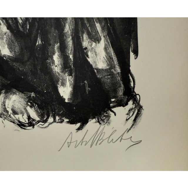 Arbit Blatas, Lithuanian French Artist Arbit Blatas Lithograph Marc Chagall School of Paris, 1962 For Sale In Miami - Image 6 of 7