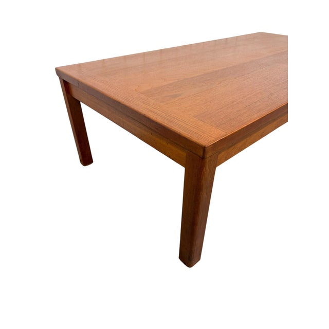 Mid-Century Modern Mid-Century Danish Modern Teak Coffee Table - Refinished! For Sale - Image 3 of 5