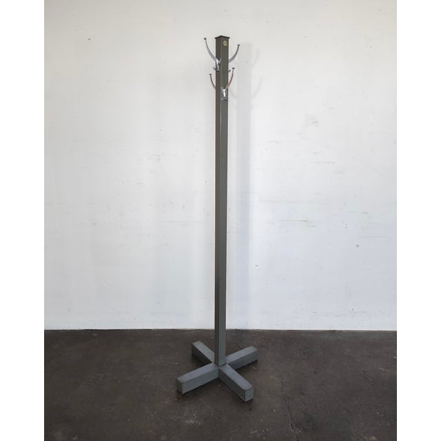 Industrial Mid Century Coat and Hat Rack by Globe Wernicke 1950s Chairish