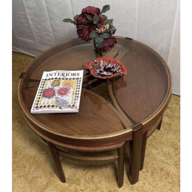 Mid century retro vintage teak trinity coffee table by Nathan 1960. Add a stylish and versatile piece to your living space...