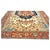 Tan Persian Serapi Wool 7x11 Rust, Navy, Tan, & Ivory Handmade Area Rug #9902841 For Sale - Image 8 of 12