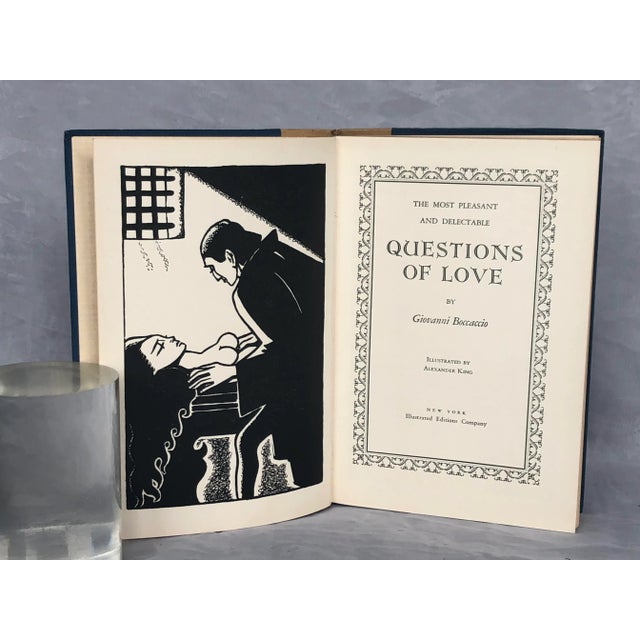 This is a beautiful vintage edition of Giovanni Boccaccio stories about love, with striking illustrations by Alexander...