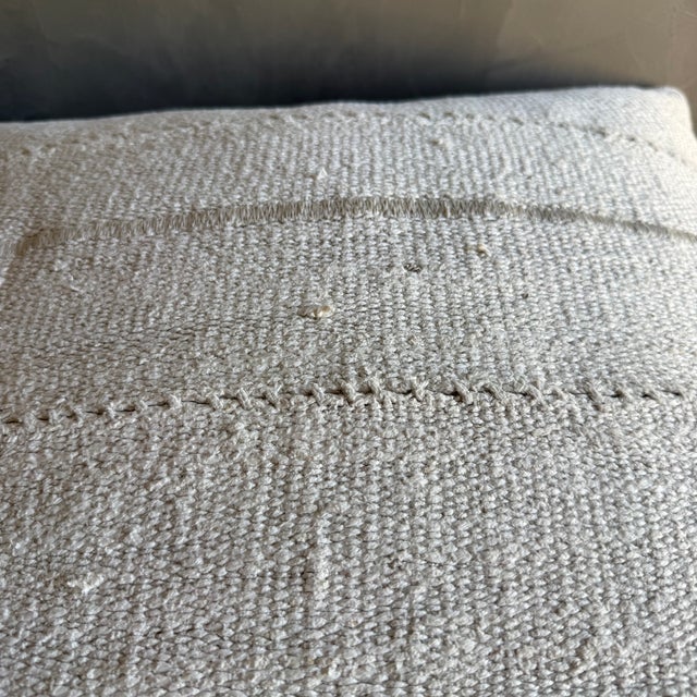 Not Yet Made - Made To Order Vintage Rug Pillow Cover With Original Seams For Sale - Image 5 of 7
