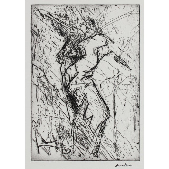 Figurative Torso Deconstruction Late 20th Century Monochromatic Etching For Sale