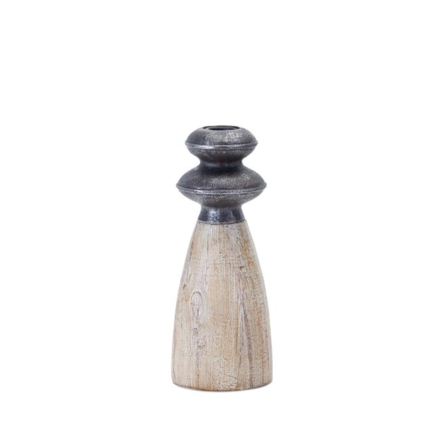 Kenneth Ludwig Chicago Contemporary Assorted Candle Holder Sticks (Set of 4) For Sale - Image 4 of 5