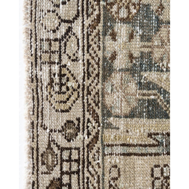 Vintage Circa 1940 Distressed Mazlagan Rug 4ft 5in X 6ft 3in For Sale - Image 10 of 16