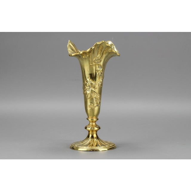 French Rococo Style Bronze Vase with Vine Motif, 1920s For Sale - Image 9 of 18