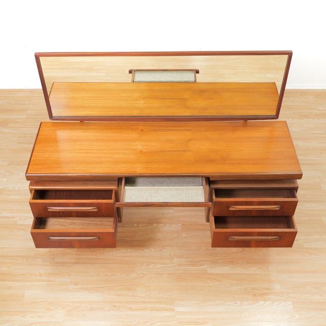 G Plan Mid Century Teak Fresco Vanity by Vb Wilkins for G Plan For Sale - Image 4 of 9
