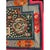 1920s Blue Navy Medallion Antique Chinese Tibetan Saddle Horse Cover Wool Rug For Sale - Image 4 of 7