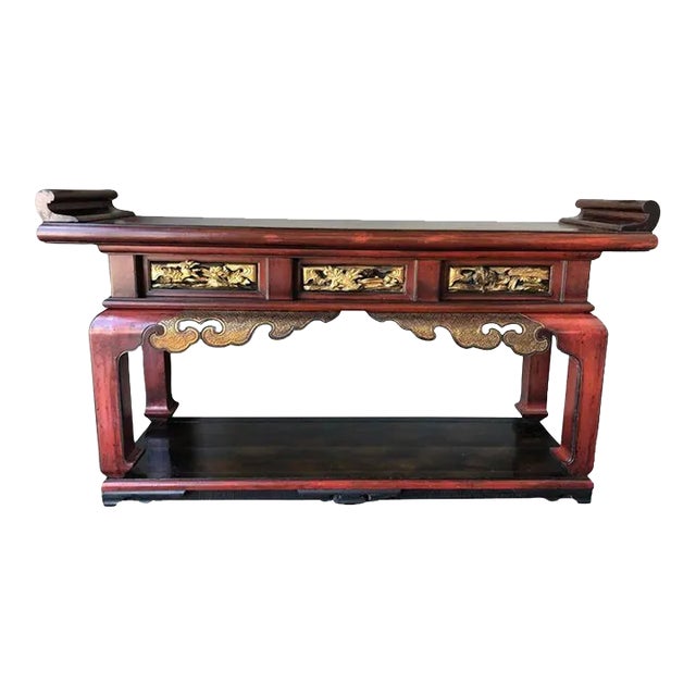 19th Century Chinese Altar Table For Sale