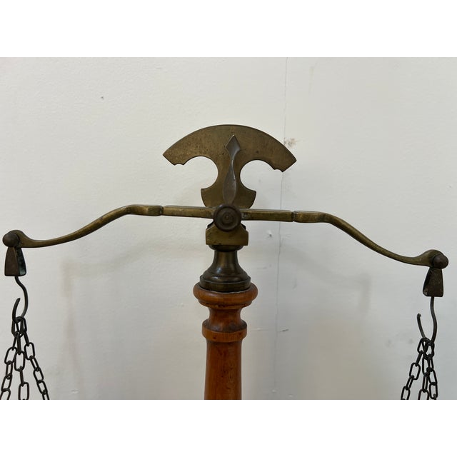 20th Century Wooden and Copper Scale For Sale - Image 4 of 13
