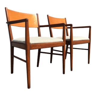 1960s Mid-Century Modern Armchairs in the Style of Finn Juhl - A Pair For Sale