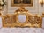 Wood Late20C French Louis XVI Gold Pink Damask Settee For Sale - Image 7 of 11