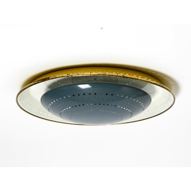 Mid-Century Modern Mid-Century Modern Metal Ceiling Lamp by Ernest Igl for Hillebrand, 1950s For Sale - Image 3 of 18