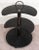 Mid-Century Modern Design Institute of America DIA Black Lacquered Circular Revolving Bar Cart For Sale - Image 3 of 10