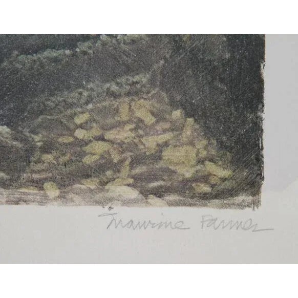 Artist: Maurine Farmer Title: Slanted Bars Year: circa 1975 Medium: Lithograph, signed and numbered in pencil Image Size:...