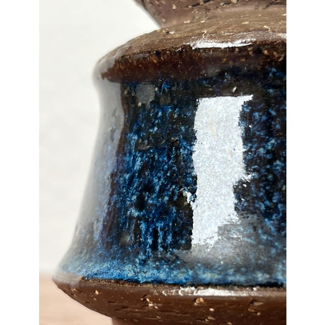 Mid-Century Modern Danish Studio Pottery 6310 Candleholder from Michael Andersen Keramik, Bornholm, 1960s For Sale - Image 9 of 11