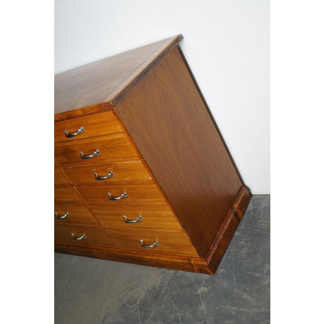 Large Dutch Cherry Apothecary Cabinet, 1950s For Sale - Image 10 of 18