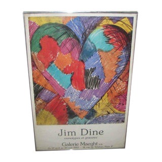 Gallery Maeght, Paris Jim Dine Exhibit Poster For Sale