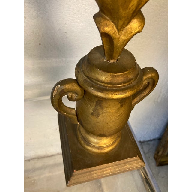 Gold Faux Topiaries, a Pair For Sale - Image 4 of 10