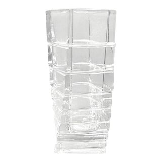 Vintage Rosenthal Studio-Line Germany “Turnus” Twisted Geometric Design Vase For Sale