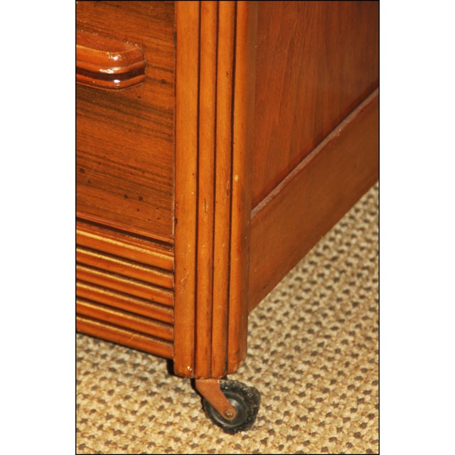 Art Deco Waterfall Dresser With Bakelite Drawer Pulls Chairish