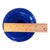 Large Cobalt Blue Art Glass Vase With Flared Rim, 13″ Tall Statement Piece Table Centerpiece For Sale In Indianapolis - Image 6 of 8