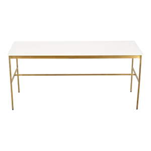 Paul McCobb for Directional Brass and Vitrolite Cocktail Table, 1950s