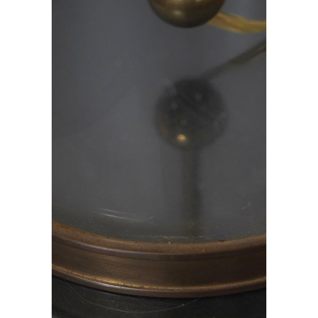 1980s Ralph Lauren Cylinder Glass & Brass Table Lamp For Sale In Philadelphia - Image 6 of 11