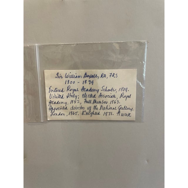 Large 19th C. Academy Drawing Presented in a Period Empire Frame For Sale - Image 12 of 14