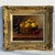 Still Life with Fruit in Basket - Vintage Oil in Ornate Frame by British Artist Art measures 12 x 10 inches Frame measures...